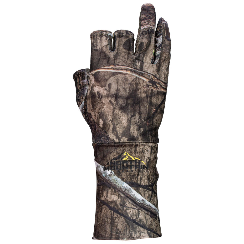 Fingerless Mossy Oak Country DNA Gloves - North Mountain Gear